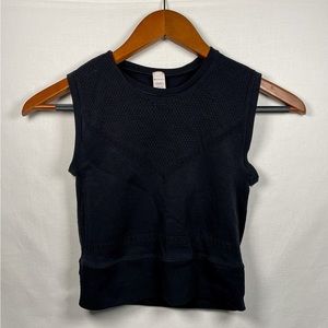 Athleta Racerback Crop Tank Vented Mess Top